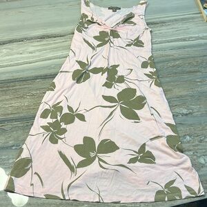Tommy Bahama pink flowing dress sz S stretchy beach dress maxi sexy
